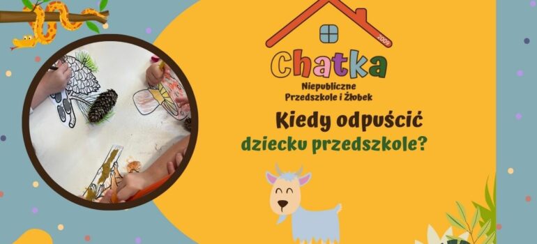 Kiedy odpuścić dziecku przedszkole?